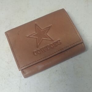 Cowboys Tan Leather Wallet